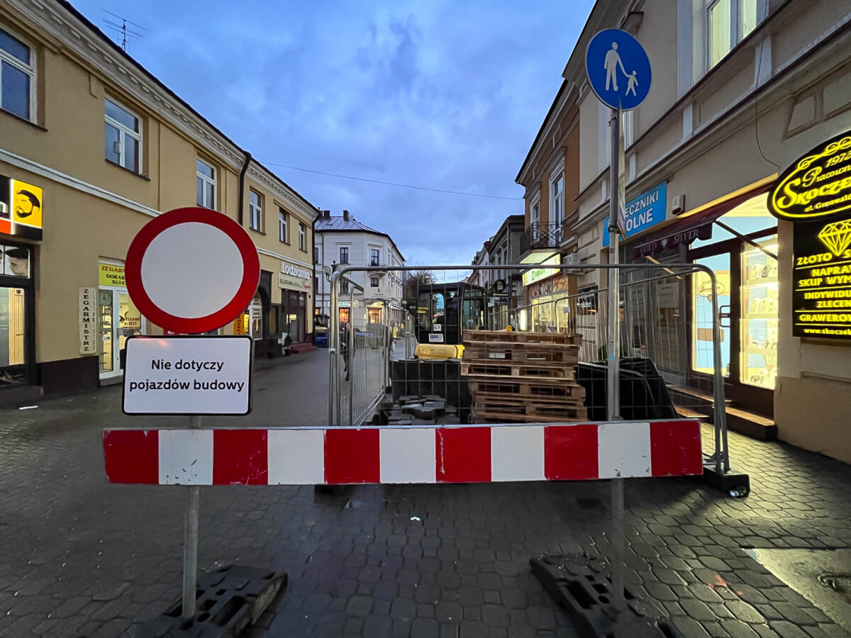Przebudowa ul. Grunwaldzkiej w Rzeszowie [listopad 2023]